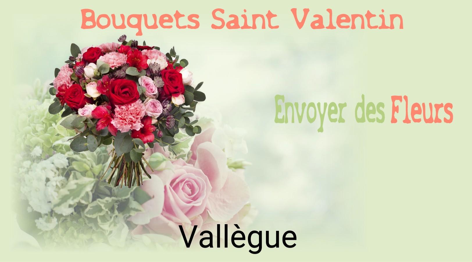 Roses de Saint-Valentin livrées à Vallègue